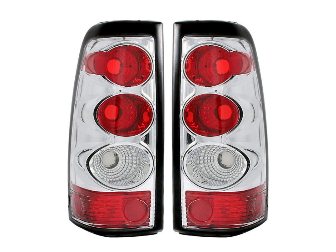 ANZO 211020 Chrome Chevrolet Silverado Tail Light Assembly (Pair) - The Twister Group Tools product