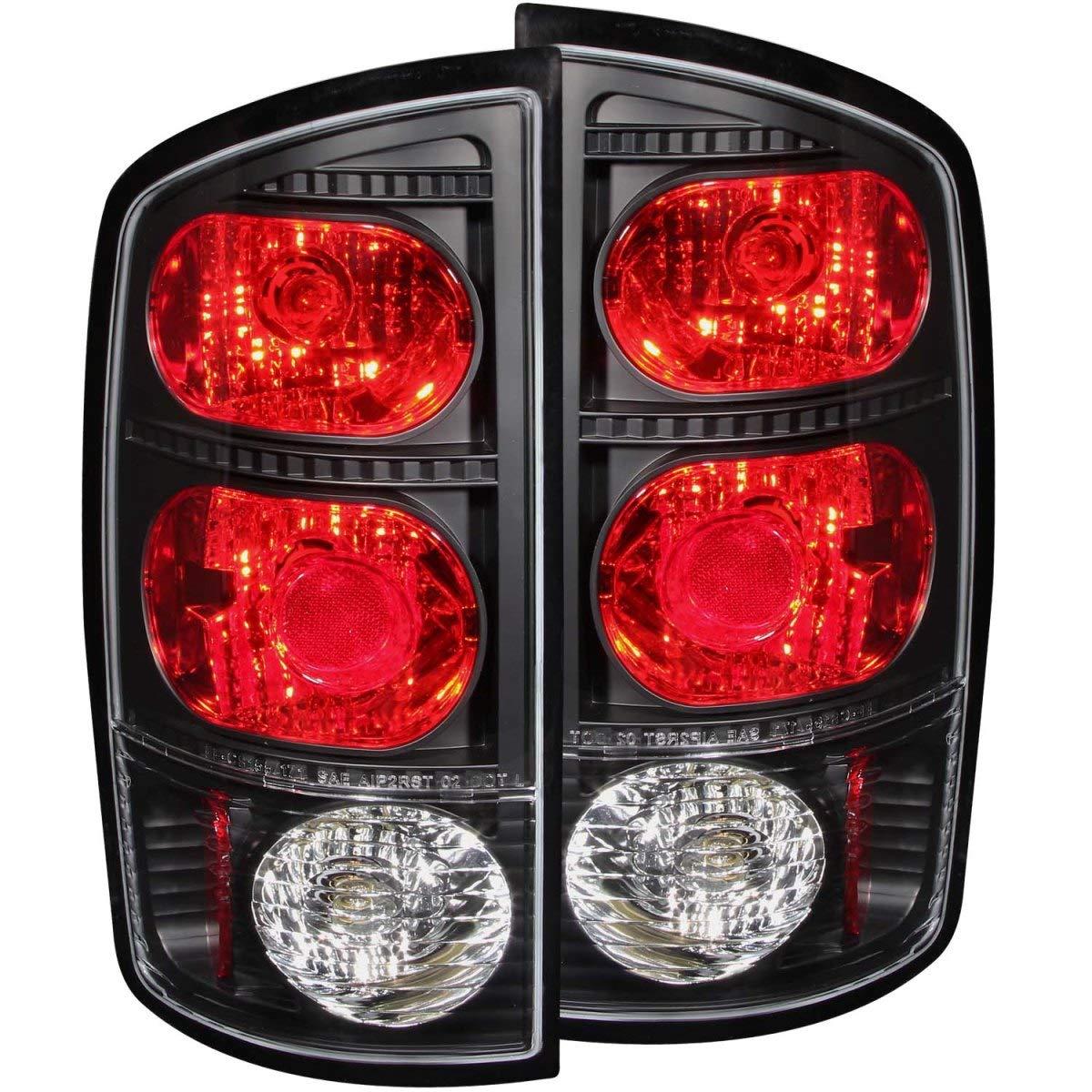 ANZO 211045 Dodge Ram Black Tail Light Assembly (Pair) - High quality product image showing ANZO 211045 Dodge Ram Black Tail Light Assembly (Pair) details and features