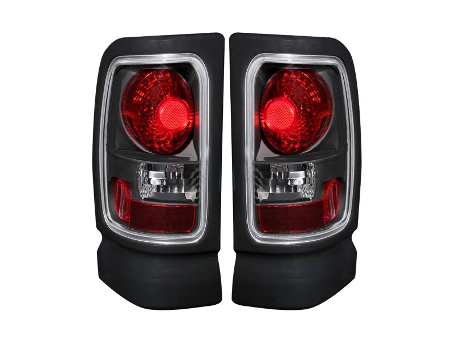 ANZO 211048 Dodge Ram Black Tail Light Assembly (Pair) - High quality product image showing ANZO 211048 Dodge Ram Black Tail Light Assembly (Pair) details and features