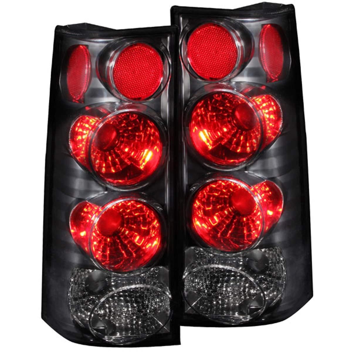 ANZO 211090 Chevrolet/GMC Black Tail Light Assembly (Pair) - High quality product image showing ANZO 211090 Chevrolet/GMC Black Tail Light Assembly (Pair) details and features