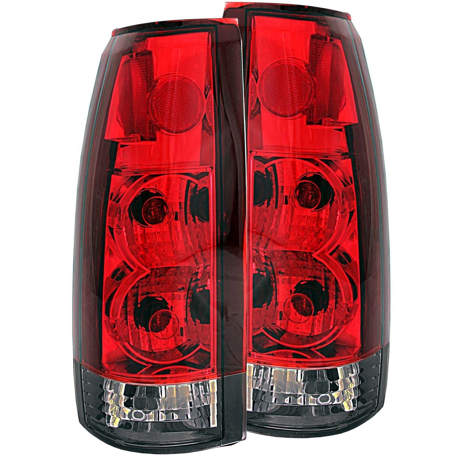 ANZO 211157 Red/Smoke G2 Taillight for Chevrolet GM Truck (Pair) - High quality product image showing ANZO 211157 Red/Smoke G2 Taillight for Chevrolet GM Truck (Pair) details and features
