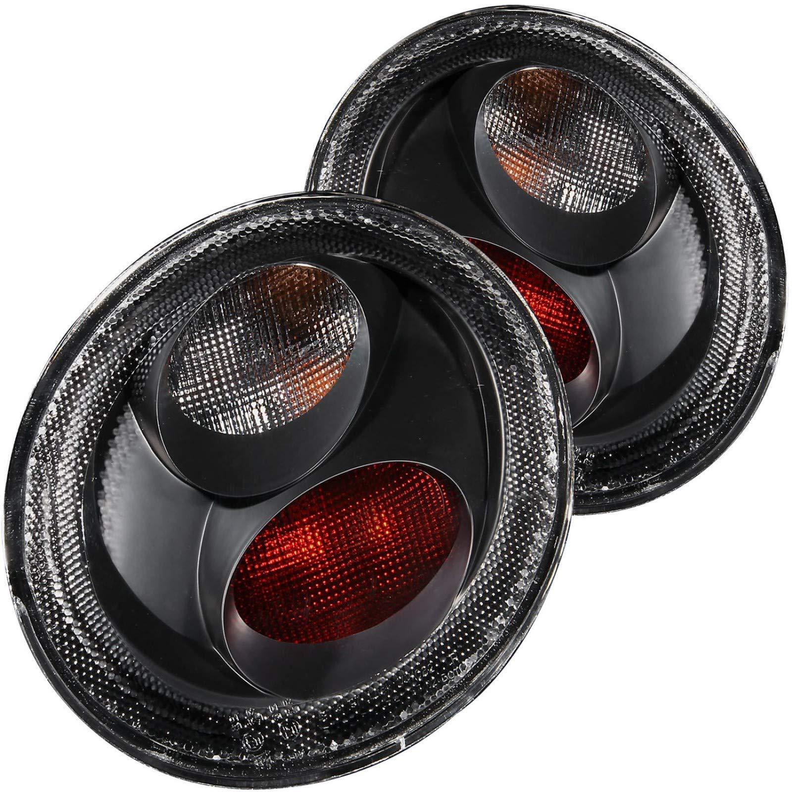 ANZO 221119 Volkswagen Beetle Black Tail Light Assembly (Pair) - High quality product image showing ANZO 221119 Volkswagen Beetle Black Tail Light Assembly (Pair) details and features