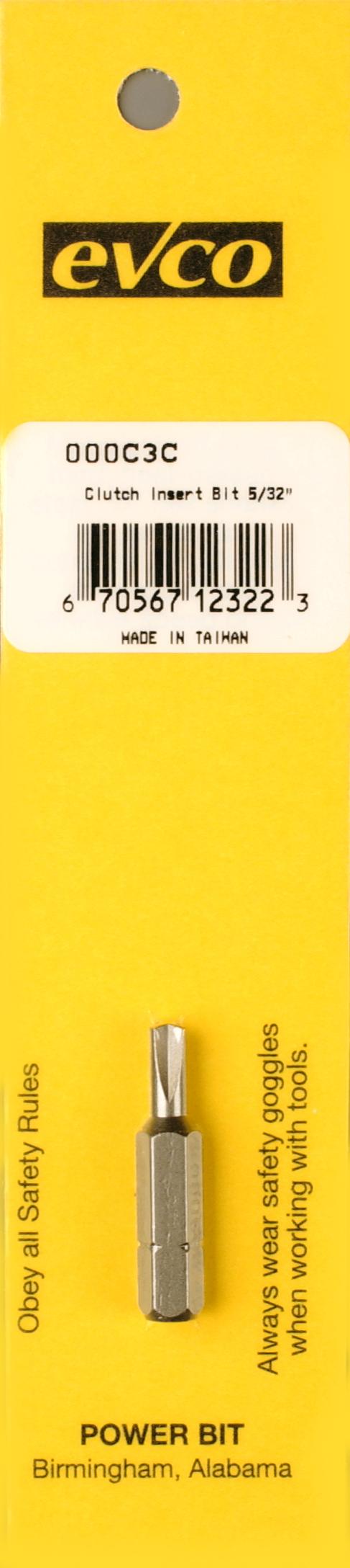 AP PRODUCTS 009-000C3C 5/32 INCH Screw Driver Clutch Insert Bit - The Twister Group Tools product