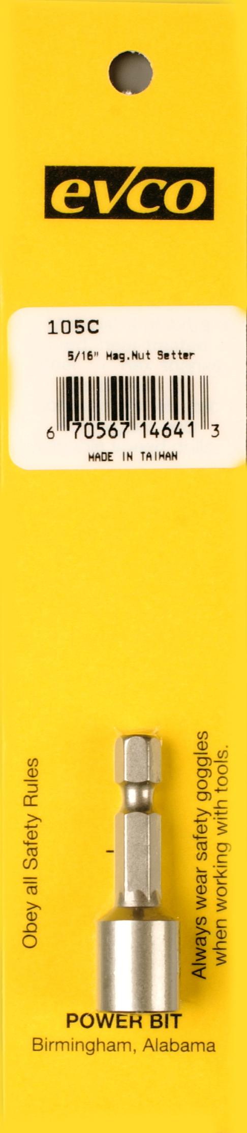 AP PRODUCTS 009-105C 5/16 INCH Hex Magnetic Nutsetter - High quality product image showing AP PRODUCTS 009-105C 5/16 INCH Hex Magnetic Nutsetter details and features