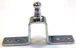 AP PRODUCTS 010-187-2 Multi Purpose Lift Support Bracket; Used For Mounting Gas Lift Supports; Hat Shaped; Slotted; 10 Millimeter Ball Stud; 4 Holes; Set Of 2 - High quality product image showing AP PRODUCTS 010-187-2 Multi Purpose Lift Support Bracket; Used For Mounting Gas Lift Supports; Hat Shaped; Slotted; 10 Millimeter Ball Stud; 4 Holes; Set Of 2 details and features