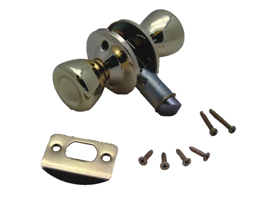 AP PRODUCTS 013203 013-203 Passage Door Knob, Polished Brass (6) - The Twister Group Tools product