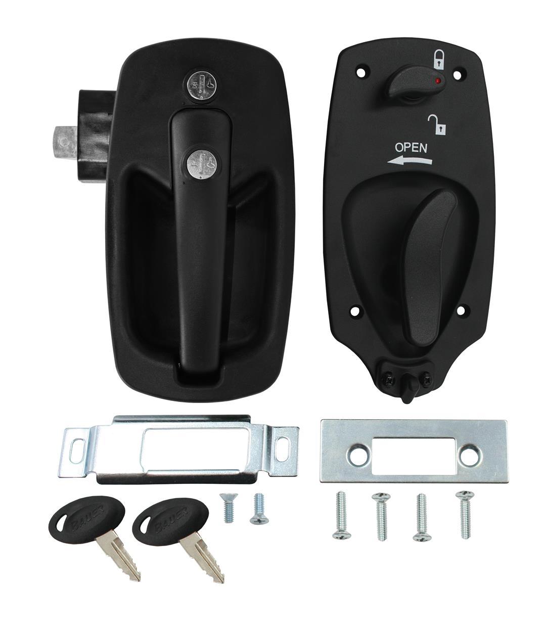 AP PRODUCTS 013536 Bauer Keyed Alike Euro Lock - Black - The Twister Group Tools product