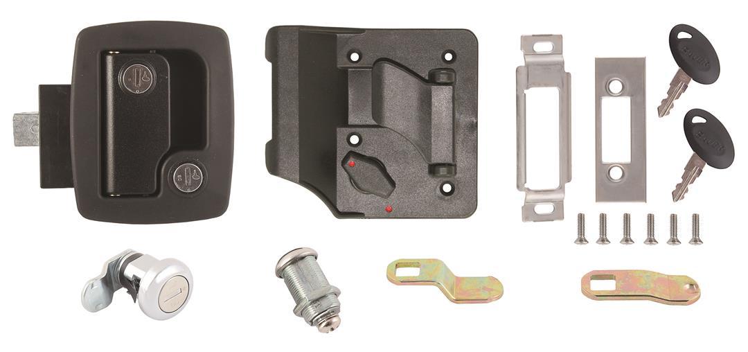 AP PRODUCTS 0136201 RV Door Lock Keyed Alike Kit - Standard Black - The Twister Group Tools product