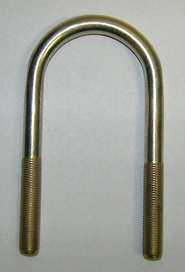 AP PRODUCTS 014139737 Leaf Spring Axle U Bolt; 4.00 Inch Length; 1-3/4 Inch Width; Round; 3/8 Inch - 24 Thread Size - High quality product image showing AP PRODUCTS 014139737 Leaf Spring Axle U Bolt; 4.00 Inch Length; 1-3/4 Inch Width; Round; 3/8 Inch - 24 Thread Size details and features