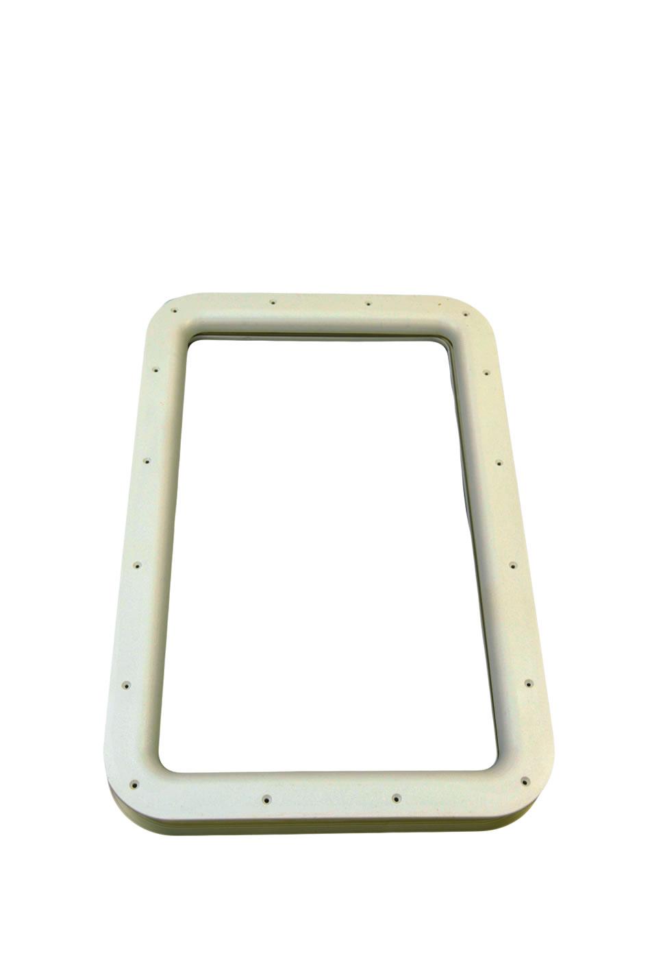 AP PRODUCTS 0152014742 015-2014742 White RV Entrance Door Replacement Window Frame - The Twister Group Tools product