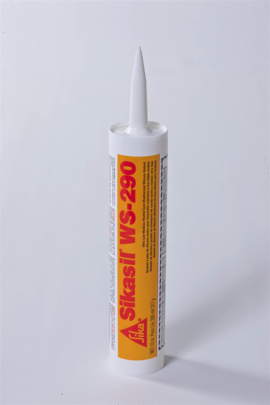 SIKA 412128 Sikasil WS-290 Low-Mod Sealant - 295 mL Cartridge, Black - High quality product image showing SIKA 412128 Sikasil WS-290 Low-Mod Sealant - 295 mL Cartridge, Black details and features