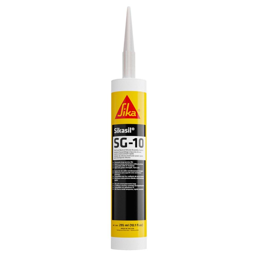 AP PRODUCTS 017-417241 SIKASIL SG-10 295 ML-BLACK, Used As Fast Curing Flexible Building Sealant; Compatible With Most Building Materials Without Priming; Silicone Sealant; Black; 10.1 Fluid Ounce/ 295 Milliliter Cartridge; Single - High quality product image showing AP PRODUCTS 017-417241 SIKASIL SG-10 295 ML-BLACK, Used As Fast Curing Flexible Building Sealant; Compatible With Most Building Materials Without Priming; Silicone Sealant; Black; 10.1 Fluid Ounce/ 295 Milliliter Cartridge; Single details and features