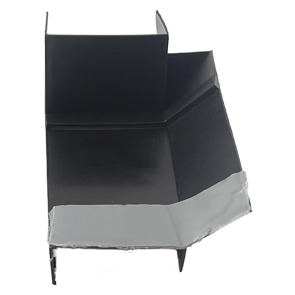 AP PRODUCTS 018-1161-LH Left Hand Notch Corner Block, Black / 4-1/2 INCH x 2-1/2 INCH x 2 INCH - The Twister Group Tools product