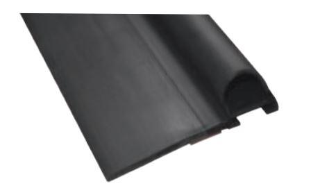 AP PRODUCTS 018-3014-96 EK WIPER-2-1/2FT & BULB COMBO 31/32, Bulb Seal; 3-1/2 Inch Width x 1 Inch Thickness x 8 Foot Length With 2-1/2 Inch Wiper; Black; With Hats Tape - High quality product image showing AP PRODUCTS 018-3014-96 EK WIPER-2-1/2FT & BULB COMBO 31/32, Bulb Seal; 3-1/2 Inch Width x 1 Inch Thickness x 8 Foot Length With 2-1/2 Inch Wiper; Black; With Hats Tape details and features