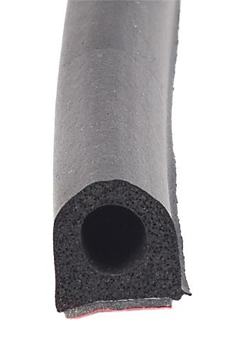 AP PRODUCTS 018663 018-663 Non-Ribbed D-Seal with Hats (Red Tape) - Black, 3/4 INCH x 3/4 INCH x 50 - High quality product image showing AP PRODUCTS 018663 018-663 Non-Ribbed D-Seal with Hats (Red Tape) - Black, 3/4 INCH x 3/4 INCH x 50 details and features