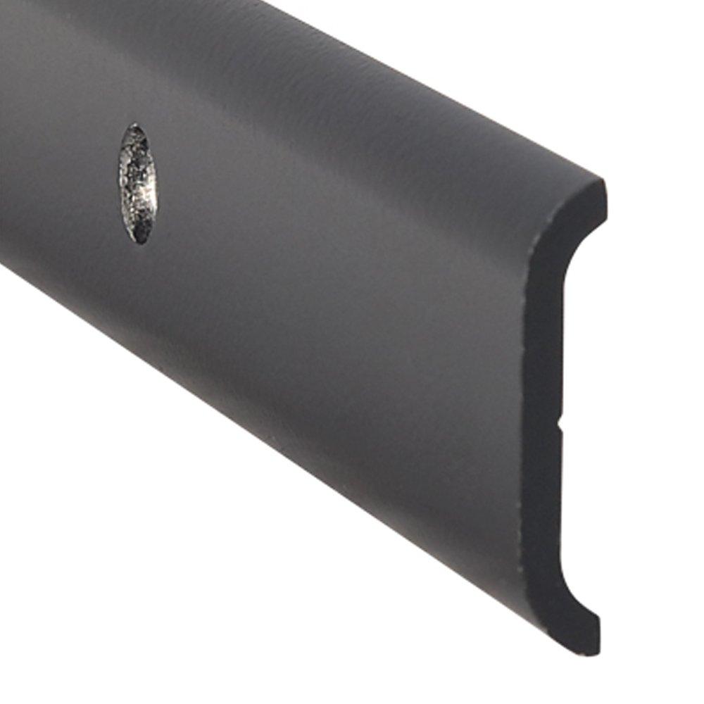 AP PRODUCTS 021-87202-16 NON FLAT TRIM BLK 16FT EA, Non-Insert Flat Trim Type; 1-1/32 Inch Height x 1/6 Inch Width x 16 Foot Length; Black; Aluminum - The Twister Group Tools product