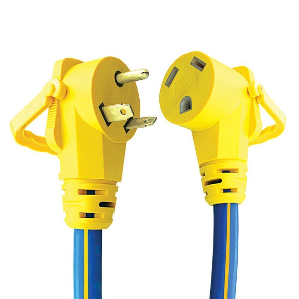 AP PRODUCTS 1600507 Voltec 16-00507 E-ZEEGRIP STW 1-Outlet RV Extension Cord 10/3 Gauge TT30P/TT30R - 30A, 15 - The Twister Group Tools product