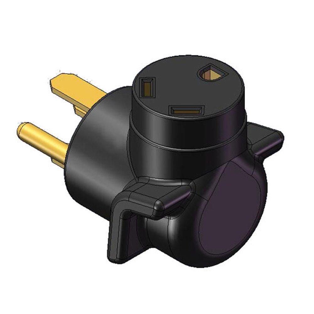 AP PRODUCTS 1600582 Voltec 16-00582 Heavy Duty 90° Molded Adapter - 30A M - 50A F - The Twister Group Tools product