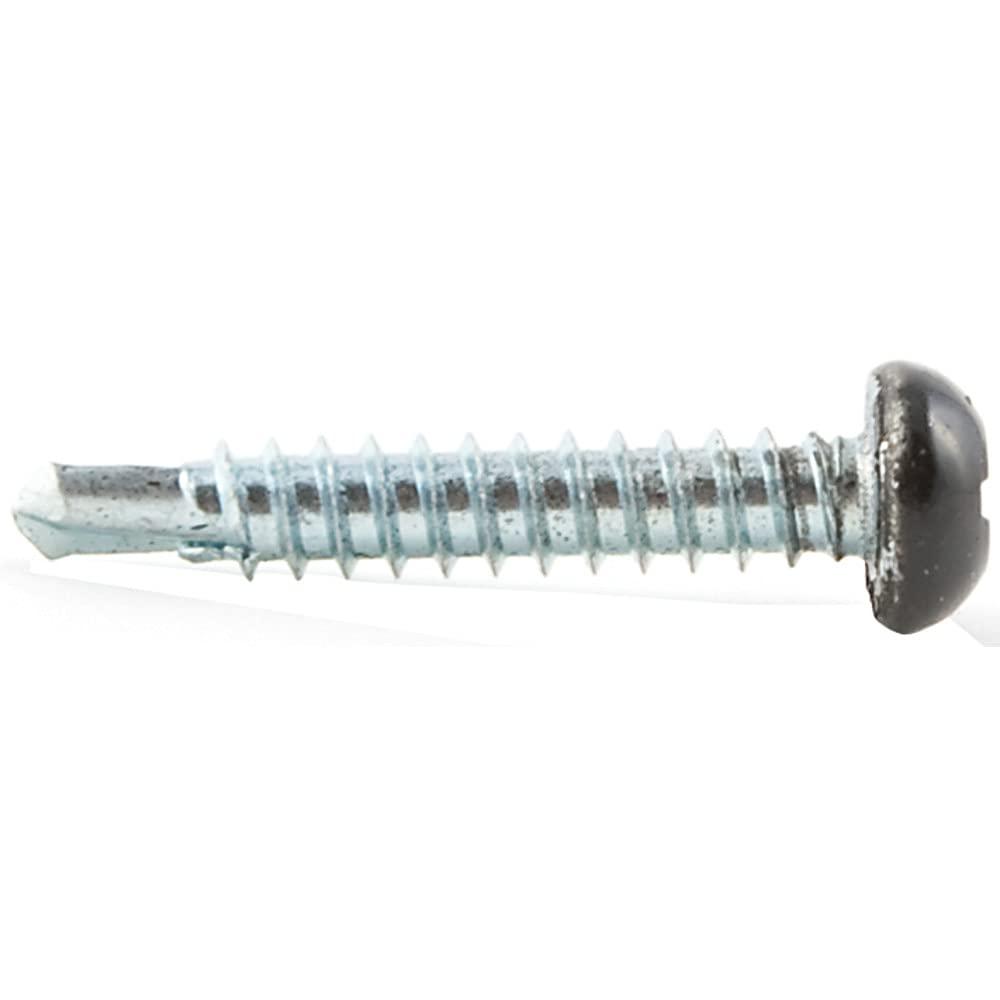 AP PRODUCTS 012-PTK500BL8X1-1/2 Black #8 Self-Tapping Pan Head Tri-Screws - 1.5 INCH, 500 Pack - High quality product image showing AP PRODUCTS 012-PTK500BL8X1-1/2 Black #8 Self-Tapping Pan Head Tri-Screws - 1.5 INCH, 500 Pack details and features