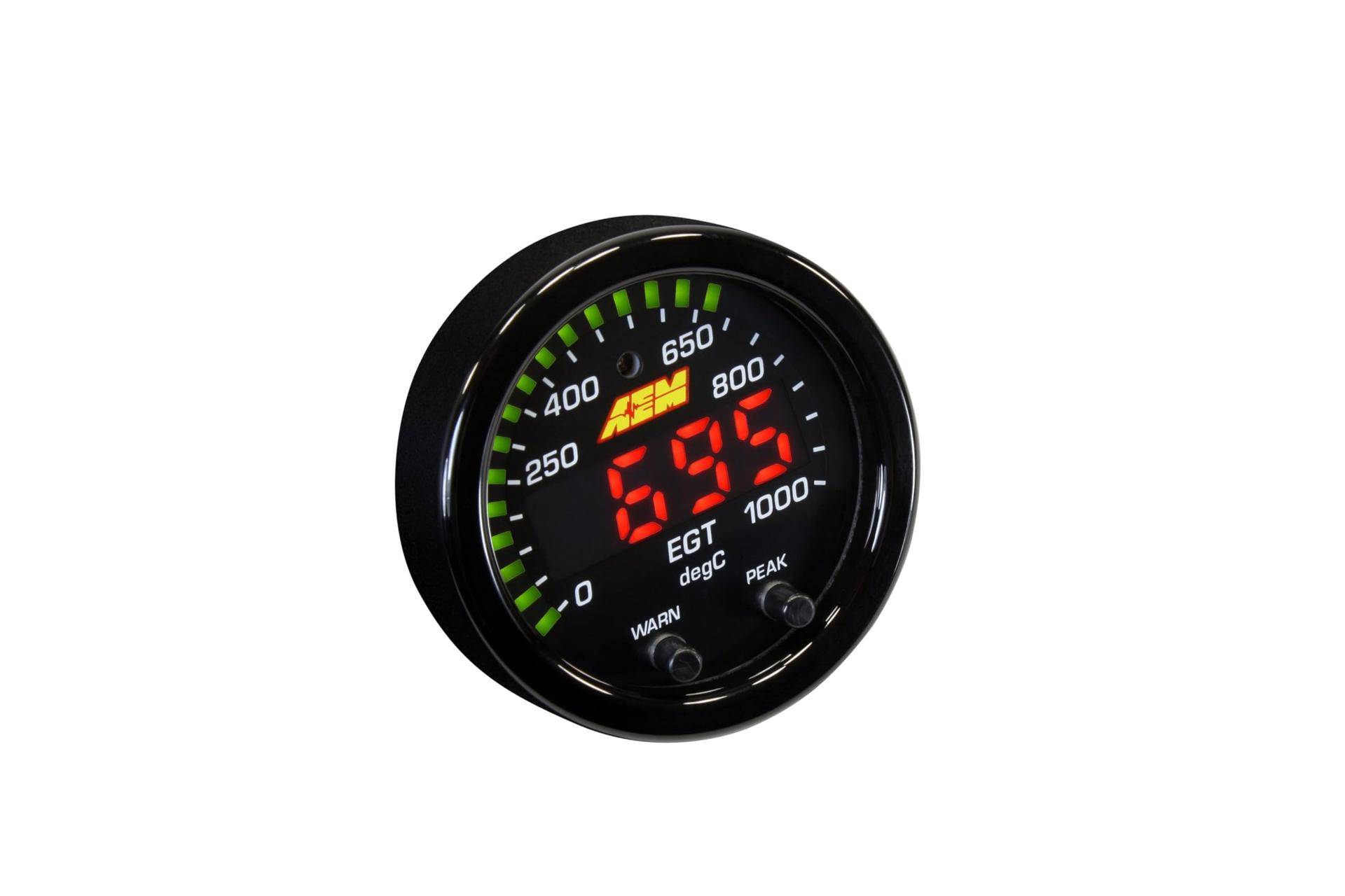 AEM 30-0305 X-Series EGT Gauge - High quality product image showing AEM 30-0305 X-Series EGT Gauge details and features