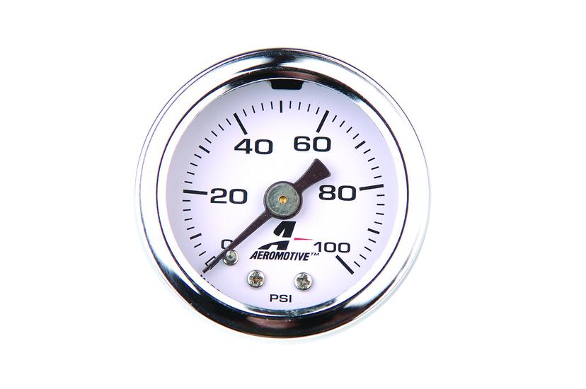 AEROMOTIVE 15633 Fuel Pressure Gauge - 0 to 100 psi