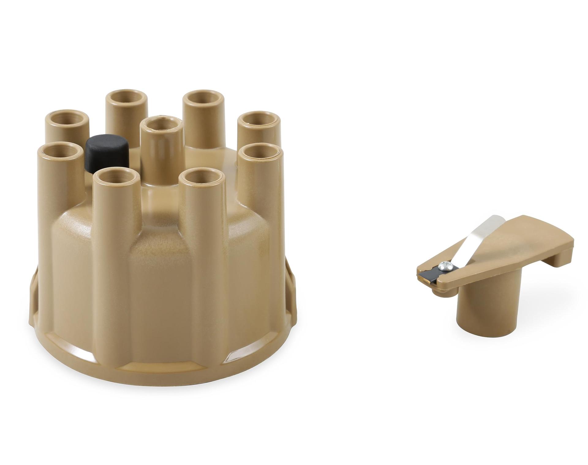 ACCEL 8320ACC Distributor Cap & Rotor - Socket Style - Tan - High quality product image showing ACCEL 8320ACC Distributor Cap & Rotor - Socket Style - Tan details and features
