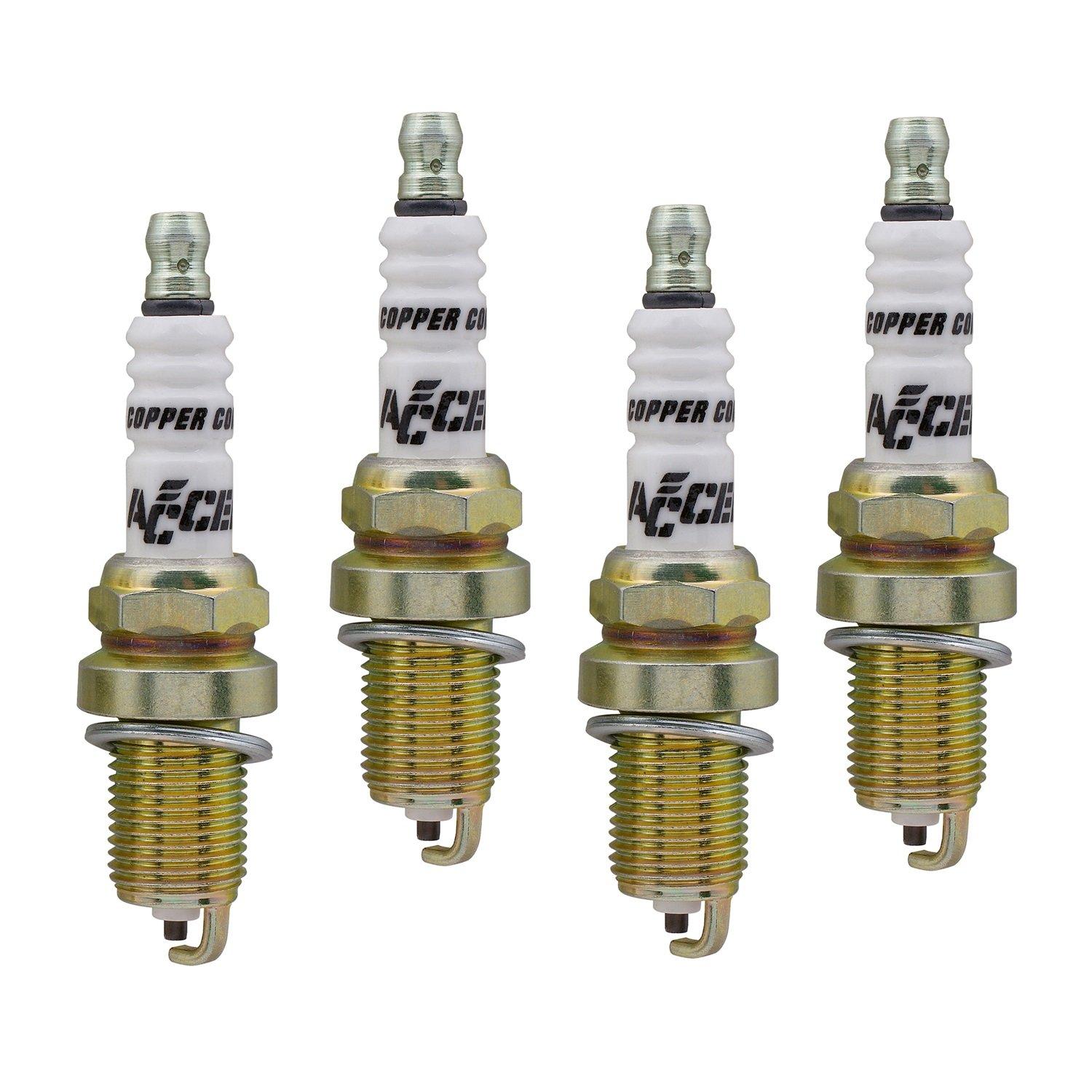 ACCEL 0414S-4 Shorty Copper Core Spark Plug (Pack of 4) - High quality product image showing ACCEL 0414S-4 Shorty Copper Core Spark Plug (Pack of 4) details and features