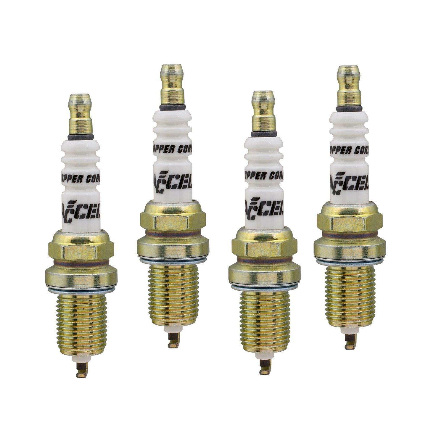 ACCEL 0736-4 Copper Core Spark Plug (Pack of 4) - High quality product image showing ACCEL 0736-4 Copper Core Spark Plug (Pack of 4) details and features