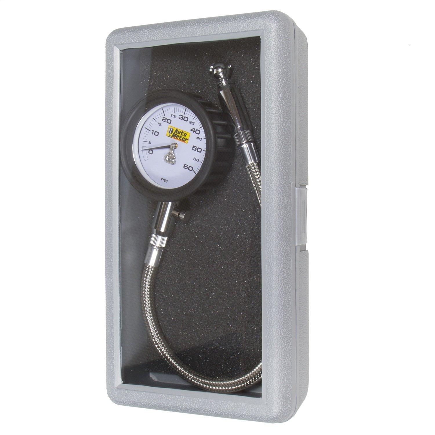 AUTO METER 2160 Tire Pressure Gauge,White - High quality product image showing AUTO METER 2160 Tire Pressure Gauge,White details and features