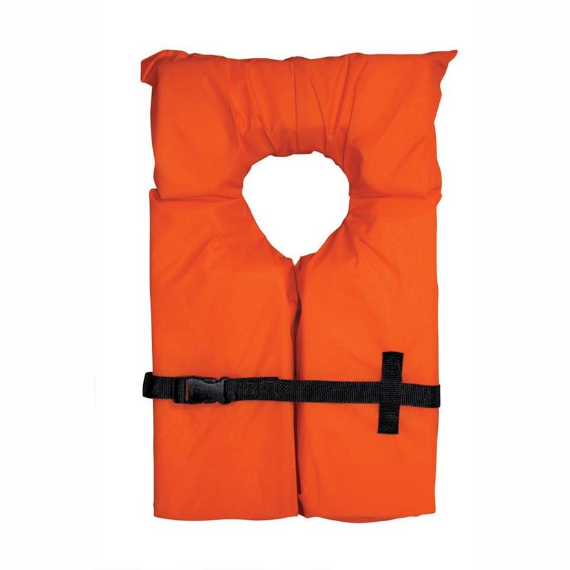AIRHEAD 10000-15A-OR-NS Type II Keyhole Life Vest - Orange, Adult Universal
