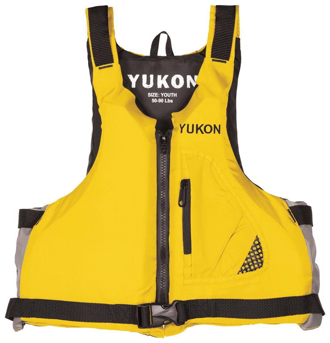 AIRHEAD 3300403AYW YUKON BASE Paddle Vest, Yellow, Universal - High quality product image showing AIRHEAD 3300403AYW YUKON BASE Paddle Vest, Yellow, Universal details and features