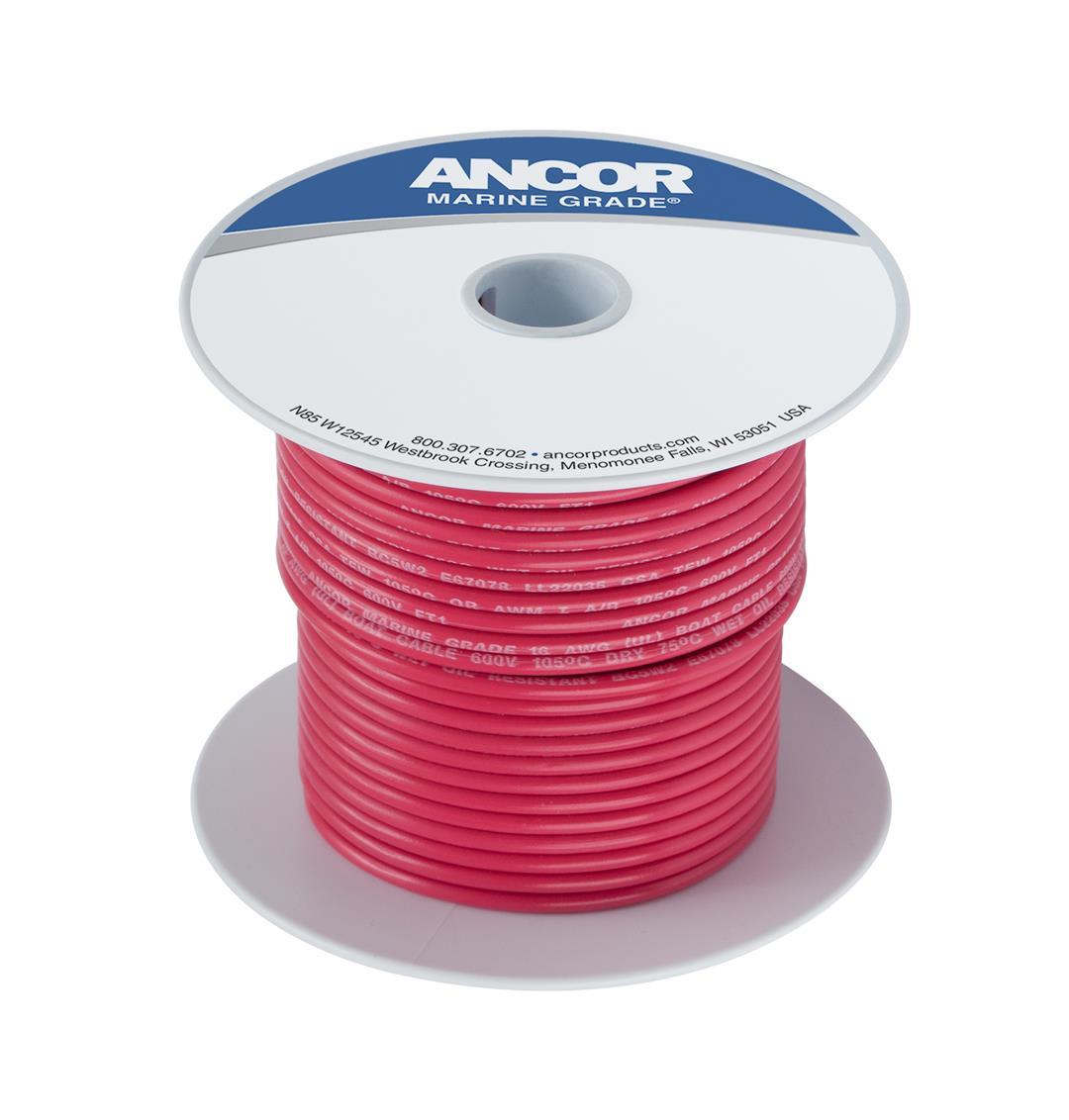 ANCOR 108802 10 AWG Tinned Copper Wire 25FT (Red - 10 AWG) - High quality product image showing ANCOR 108802 10 AWG Tinned Copper Wire 25FT (Red - 10 AWG) details and features
