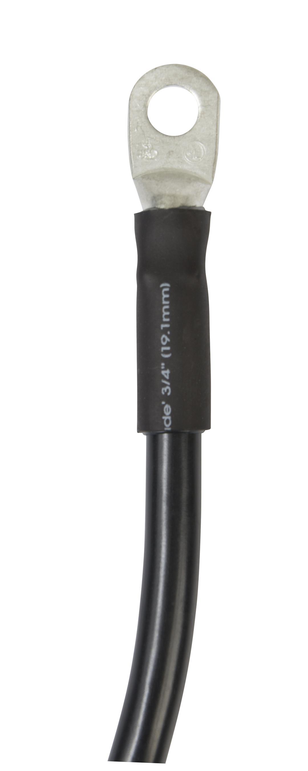 ANCOR 189130 Marine Grade Electrical Premium Tinned Boat Battery Cable Assemblies (4-Gauge, Size 5/16 Stud, Black, 18-Inches-Pack) - High quality product image showing ANCOR 189130 Marine Grade Electrical Premium Tinned Boat Battery Cable Assemblies (4-Gauge, Size 5/16 Stud, Black, 18-Inches-Pack) details and features