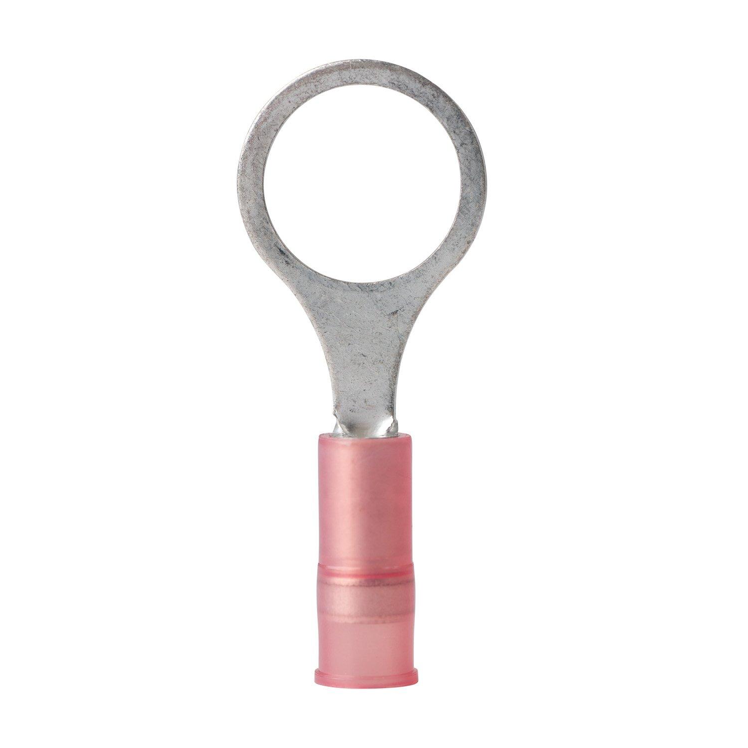 ANCOR 230206 Marine Grade Electrical Nylon Insulated Double Crip Funnel Entry Ring Terminals with Insulation Grip (22 to 18-Gauge, Size 3/8 Screw, 5-Pack) - High quality product image showing ANCOR 230206 Marine Grade Electrical Nylon Insulated Double Crip Funnel Entry Ring Terminals with Insulation Grip (22 to 18-Gauge, Size 3/8 Screw, 5-Pack) details and features