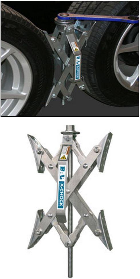 BAL RV 28012 x-Chock Wheel Stabiliser Pair One Handle