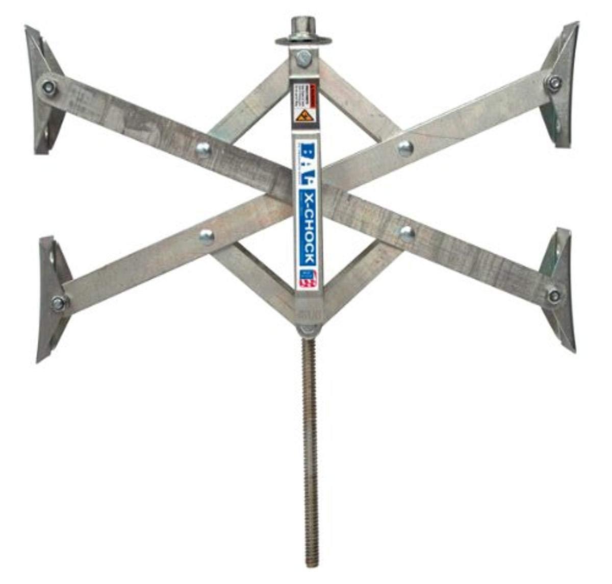 BAL RV 28014 X-Chock Tire Locking Chock - Extended, Silver - High quality product image showing BAL RV 28014 X-Chock Tire Locking Chock - Extended, Silver details and features
