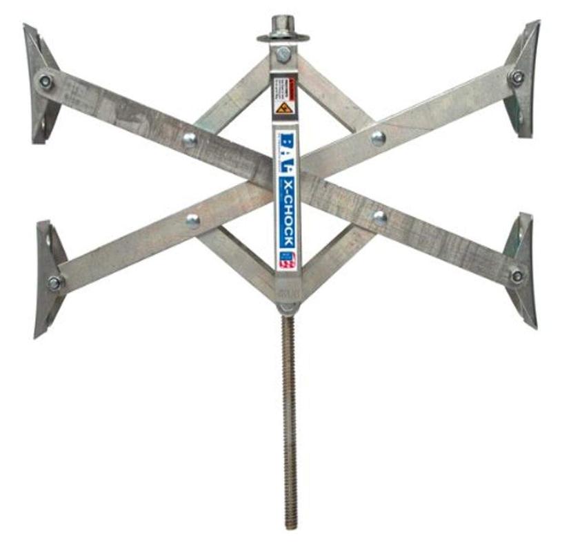 BAL RV 28014 X-Chock Tire Locking Chock - Extended, Silver
