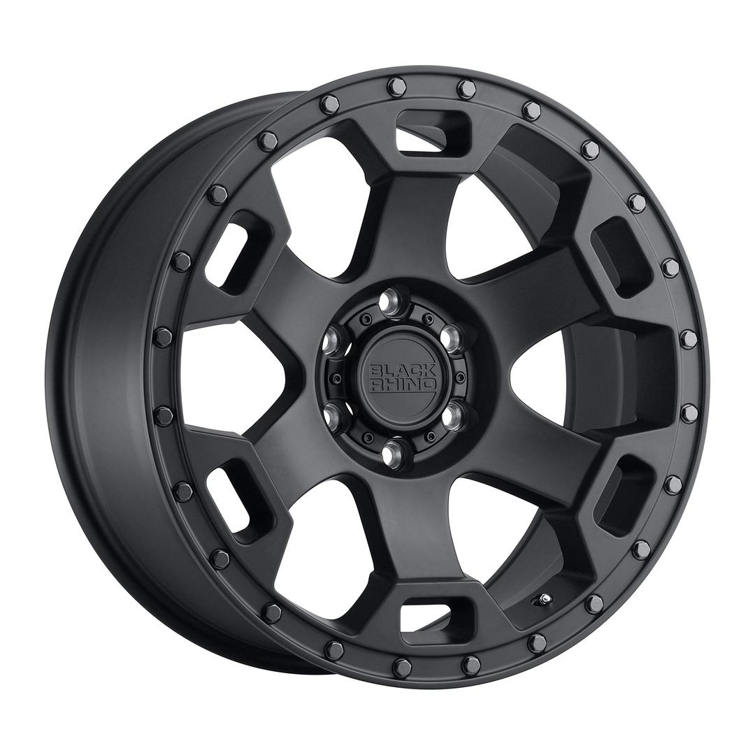 WHEEL PROS 1785GLT-85127M71 Gauntlet Custom Wheel - 17x8.5, -18 Offset, 6x139.7 Bolt Pattern, 112.1mm Hub - Semi Gloss Black with Gunmetal Bolt Rim - The Twister Group Tools product
