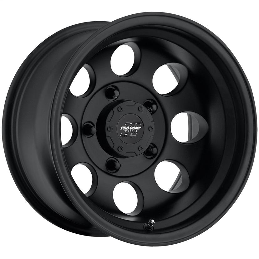 WHEEL PROS PXA7069-6873 Pro Comp Alloys Series 69 Wheel with Flat Black Finish (16x8 INCH/5x127mm)