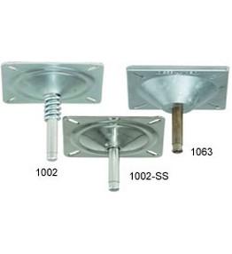 ATTWOOD 1002SS 1002-SS SWIV Seat MNT Stainless Steel,Grey