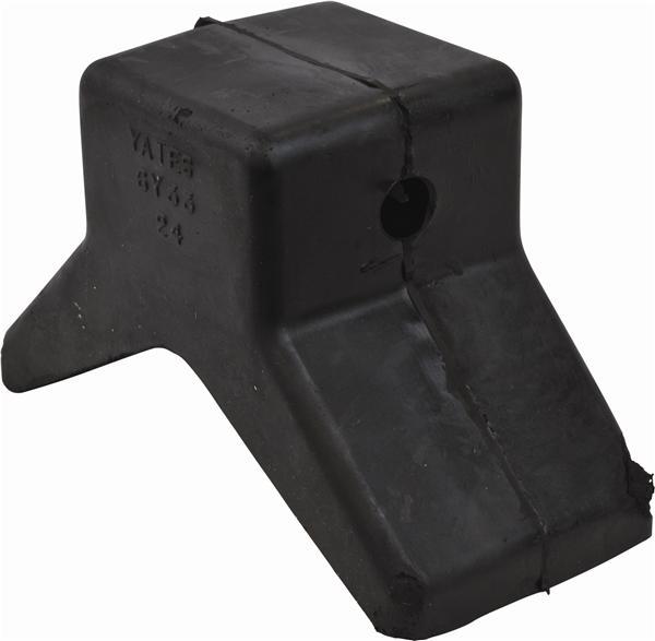 ATTWOOD 112011 11201-1 Boat Trailer Rubber Bow 3x3 Y-Stop, Black
