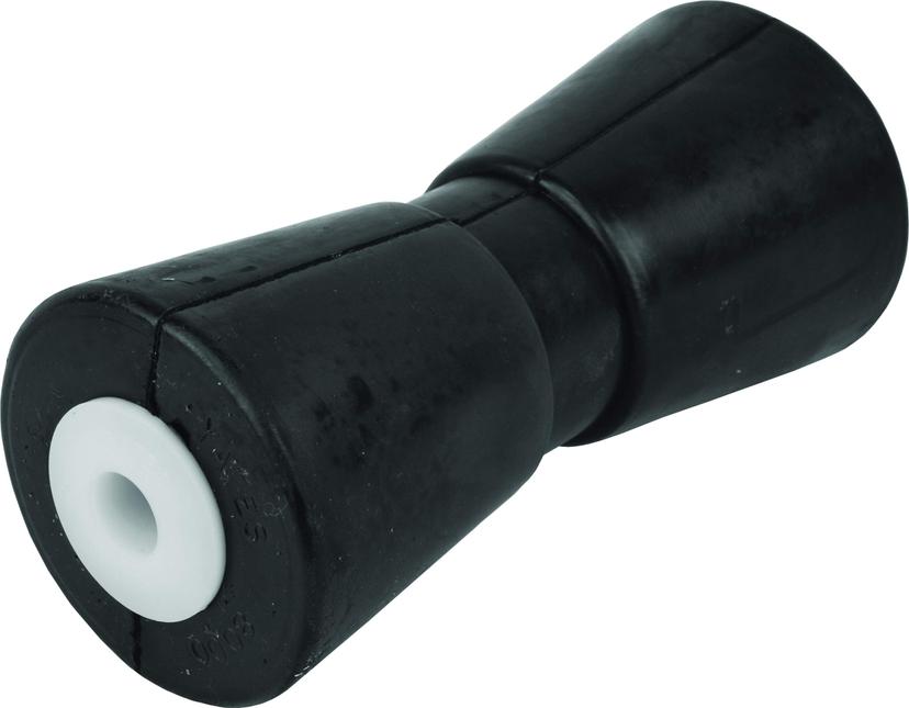 ATTWOOD 11215-1 Heavy Duty Boat Trailer Roller, Rubber Shaft Keel, Black, 7.5-Inch x 5/8-Inch