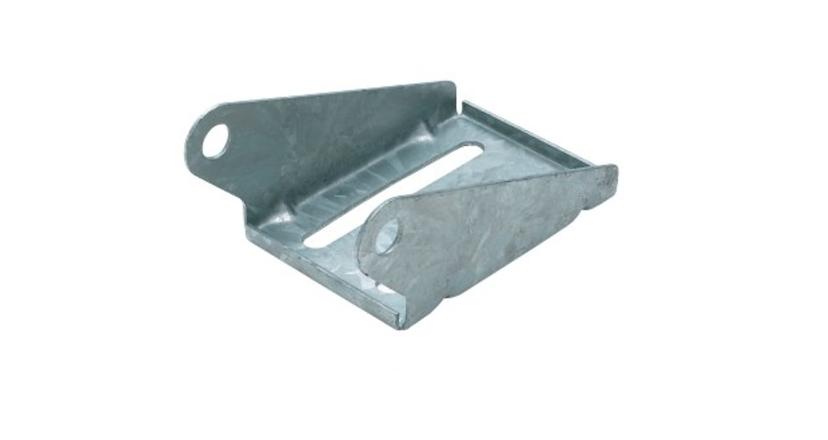 ATTWOOD 11370-1 BRACKET-ROLLER KEEL 5 IN, One-Piece Design; Adjustable; 5 Inch; 2-3/4 Inch Width Between Slot; For 5/8 Inch Roller Shaft