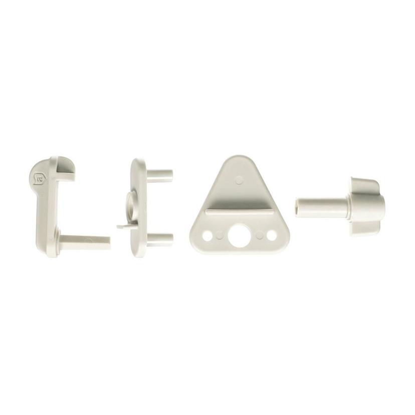 ATTWOOD 114046 11404-6 Pontoon Replacement Latch, Universal Sizing for Square Frames 1 Inch to 1 ¼ Inch, Fits Left- or Right-Hinge Gate