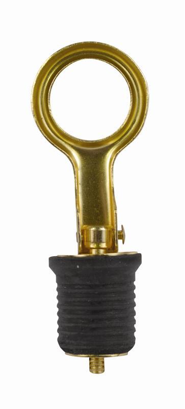 ATTWOOD 115864 11586-4 Brass Plated Snap-Handle 1-inch Drain Plug - High quality product image showing ATTWOOD 115864 11586-4 Brass Plated Snap-Handle 1-inch Drain Plug details and features
