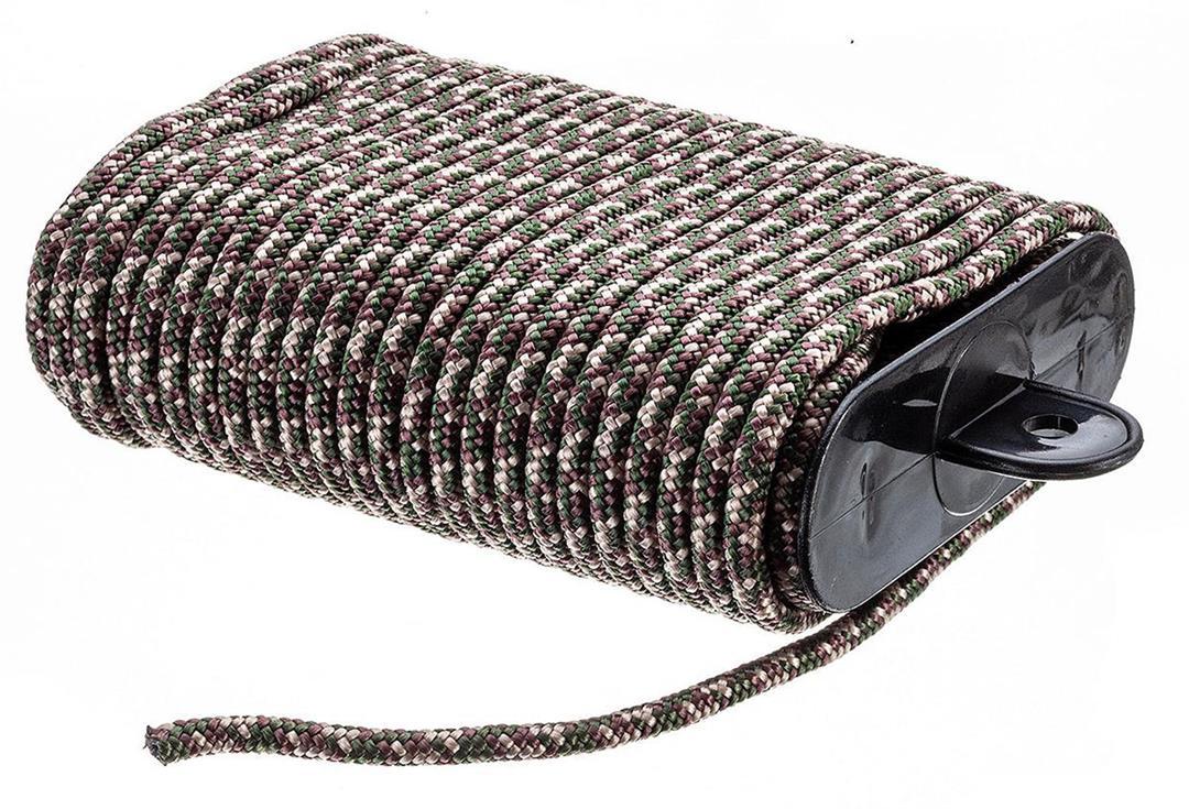 ATTWOOD 117172 11717-2 Hollow Diamond-Braided Multifilament Polypropylene Cord, Camoflauge - High quality product image showing ATTWOOD 117172 11717-2 Hollow Diamond-Braided Multifilament Polypropylene Cord, Camoflauge details and features