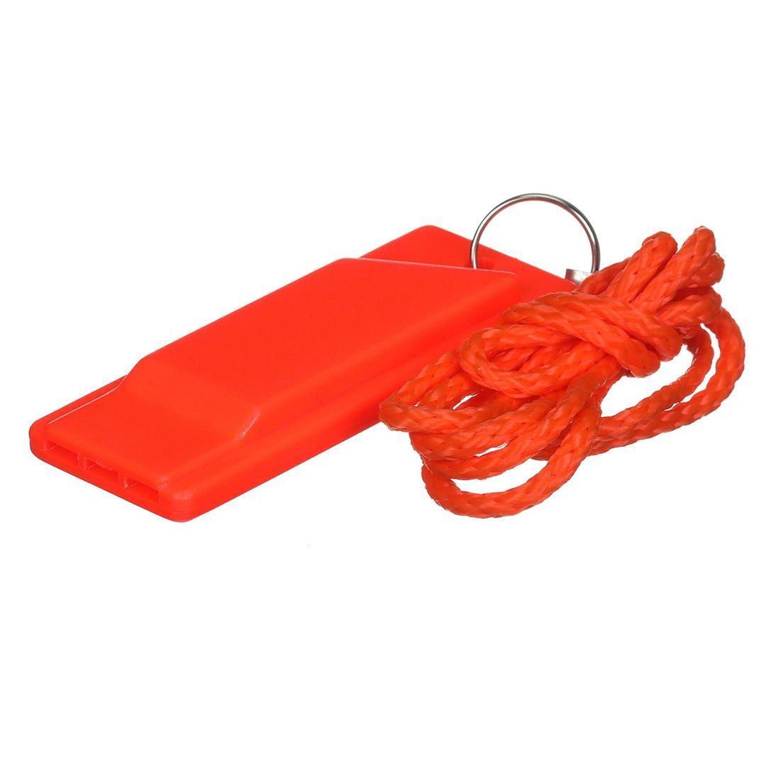 ATTWOOD 118296 11829-6 Safety Whistle, Plastic, Flat Type, No Interior Ball, Delivers Emergency Signal, Includes Lanyard - High quality product image showing ATTWOOD 118296 11829-6 Safety Whistle, Plastic, Flat Type, No Interior Ball, Delivers Emergency Signal, Includes Lanyard details and features