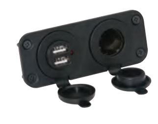 ATTWOOD 142626 Adaptor Dual Port 12vdc - High quality product image showing ATTWOOD 142626 Adaptor Dual Port 12vdc details and features