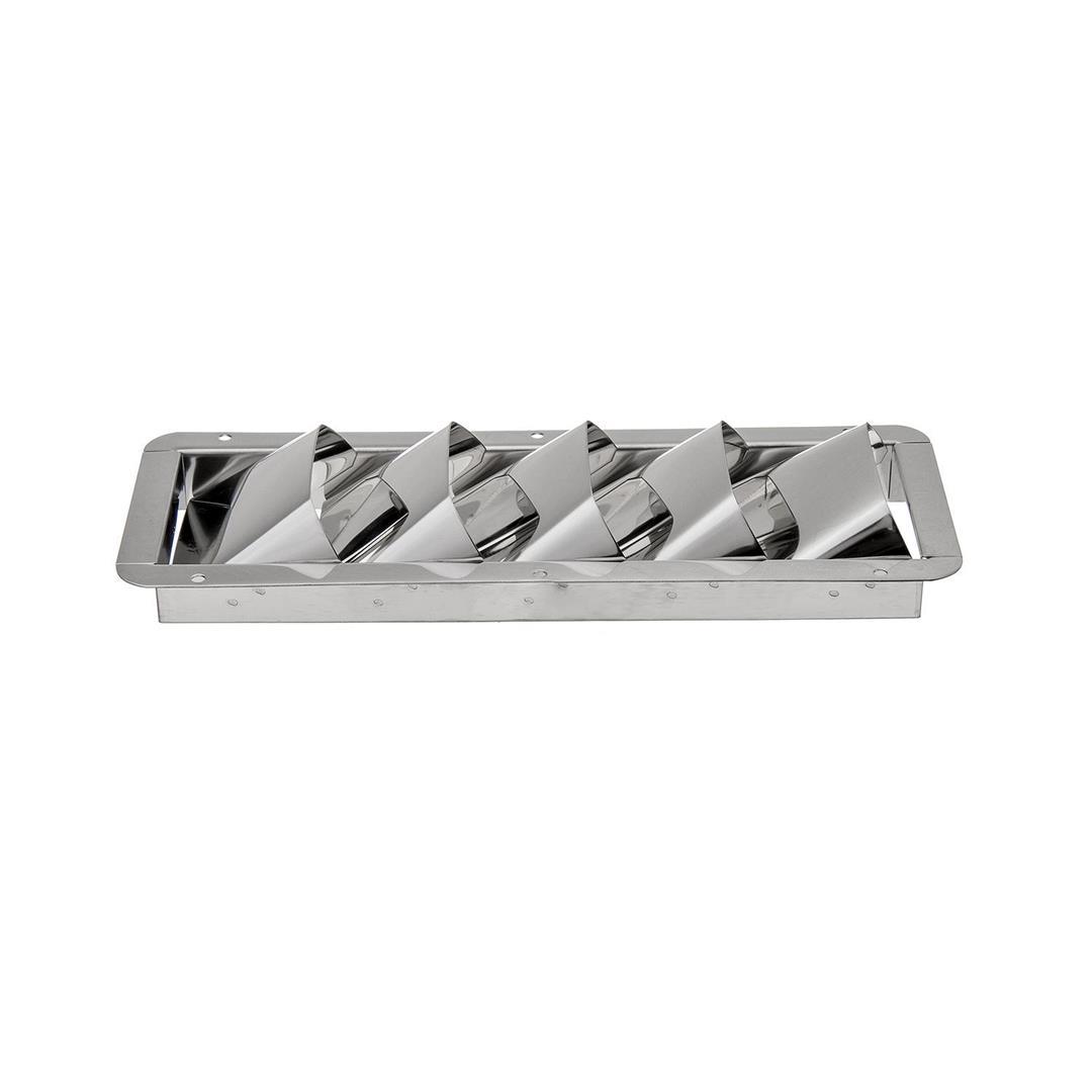ATTWOOD 14885 1488-5 Corrosion-Resistant Stainless Steel Marine Louvered Vent, Silver, One Size - High quality product image showing ATTWOOD 14885 1488-5 Corrosion-Resistant Stainless Steel Marine Louvered Vent, Silver, One Size details and features