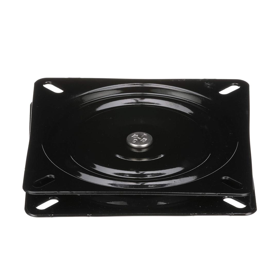 ATTWOOD 17720 Seat Swivel, for Boat Seat, 6 ¼ Inches, 0-Degrees Tilt, Aluminum, Black Power Coated - The Twister Group Tools product